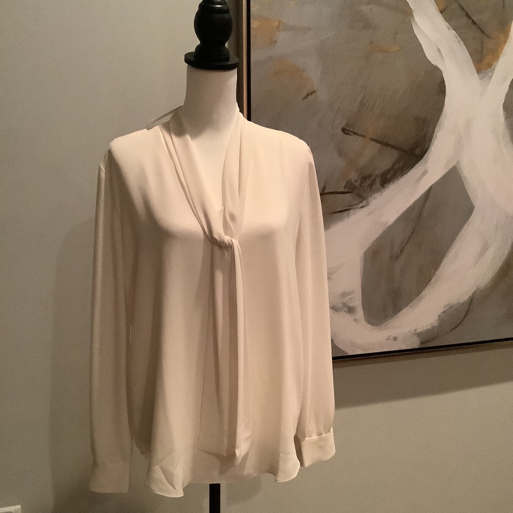 Ann Taylor Blouse with Tie